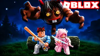 Roblox | KIA HANA BỊ QUỶ MỘT GIÒ THEO DÕI TỪ TRONG RỪNG SÂU - Survived 67 Days: Monster Forest | KiA