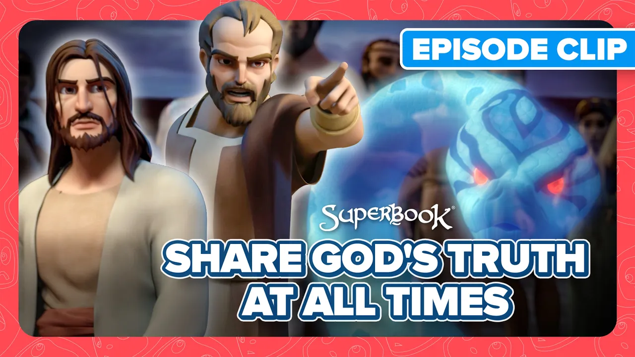 Preach God’s Word at All Times! | Superbook - Paul and Silas English Clip