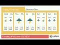 Weather in Columbus Ohio - Tuesday Jun 03 2025