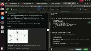Solved Graph Question Using DFS GeeksforGeeks DSA