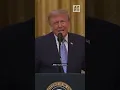 Trump addresses nation despite media outlets opting out
