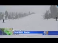 First Snowfall Of The Season Provides Much Needed Relief In Big Bear