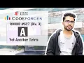 Codeforces Round A - Yet Another Tetris Problem Competitive Programming Coding Blocks