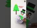 Snowman DIY Craft Decorations Paper Craft Ideas Winter Decor