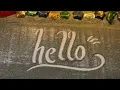 Writing your names in the sand live
