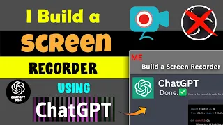 Build a Screen Recorder using ChatGPT and Python in less than 1 Minute