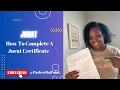 How To Complete A Jurat Certificate CA Notary Public Parker On Point