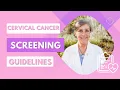 Cervical Cancer Screening Pap Smear Recommended Guidelines