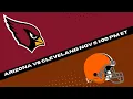 Cleveland Browns vs Arizona Cardinals Prediction and Picks - NFL Picks Week 9