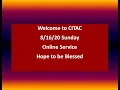 Download Lagu CITAC 8/16/20 Sunday Online Service