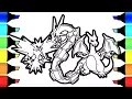 Zapdos Rayqaza and Charizard Pokemon Coloring pages I Colouring book pages for kids