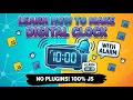 Learn How to Make a Digital Clock with an Alarm in JavaScript