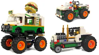 LEGO Creator 31104 Monster Burger Truck 3in1 All models - Lego Speed Build Review