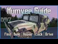 How to Find and Repair the Humvee M1025 in DayZ - Locations Fix Lock Drive