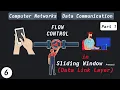 6 Flow control in DLL Sliding window protocol part 1