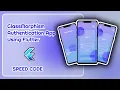 Flutter GlassMorphism Authentication App Speed Code VR Codes
