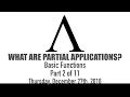 What Are Partial Applications - 2 of 11