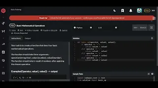 Codewars Basic Mathematical Operations Python 8 kyu