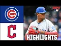 Pitcher s duel Cubs vs Guardians Full Game Highlights ESPN MLB