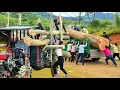 Download Lagu Agricultural vehicles, logging and transporting timber is extremely difficult #agricultural #farm 