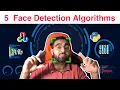 5 Easy Effective Face Detection Methods in Python OpenCV Dlib Mediapipe