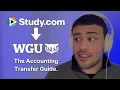 How to transfer credits from Study com to WGU How to accelerate WGU s Accounting Degree