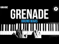 Download Lagu Bruno Mars - Grenade Karaoke SLOWER Acoustic Piano Instrumental Covers