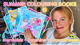 My Summer Colouring Book Collection Mermaids Sunshine Summerween