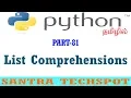 List Comprehensions in Python Python Tutorial in Tamil