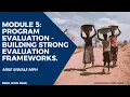 MERL Training Module 5-Programme Evaluation