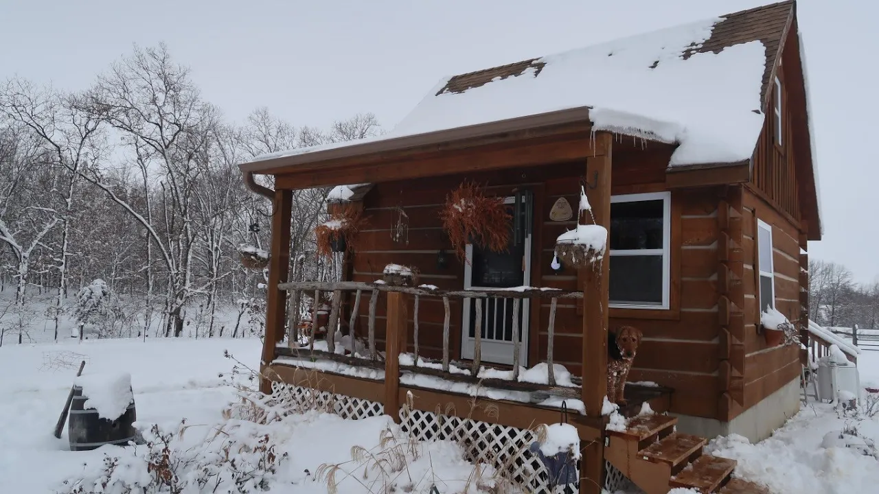 Little house in the BIG snow ~ Homesteading life