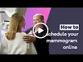 Learn how to schedule your screening mammogram online at Samaritan