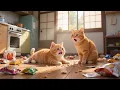 Download Lagu Ginger Eats Too Much Fast Food and Gains Weight — Mama Cat Helps Ginger Get Fit! 🐱🍔🏃‍♀️