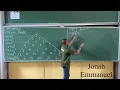 Binomial Theorem 2 - Pascal s Triangle Meaning Formulation and Examples with Solutions