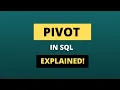 PIVOT Operator in SQL How to write dynamic PIVOT Query in SQL KRISH THE DEV