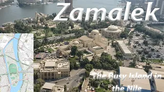 Driving In Zamalek And Gezira Jazeera Cairo Egypt Island In The Nile Tour الزمالك والجزيرة 