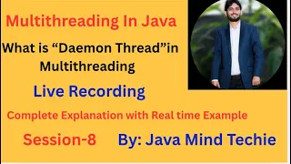 Multithreading in Java what is Daemon Thread in Java Javamindtechie By Amit