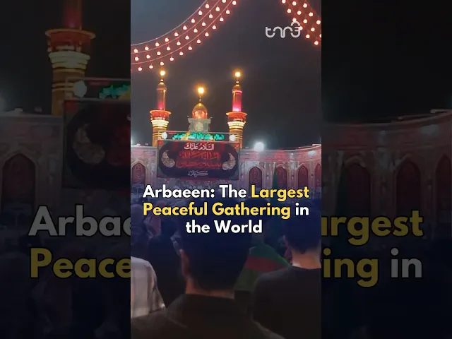⁣Millions of Muslims have traveled to Iraq for Arbaeen to reach the shrine of Imam Hussein.