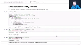2 - 11 Exercise Solution Conditional Probability of Purchase by Age