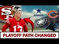 JUST IN 49ers Playoff Path Changes After Seahawks Loss Who San Francisco Faces Now