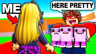 I Pretended to be E-GIRL To STEAL YOUTUBER S BRAINROTS