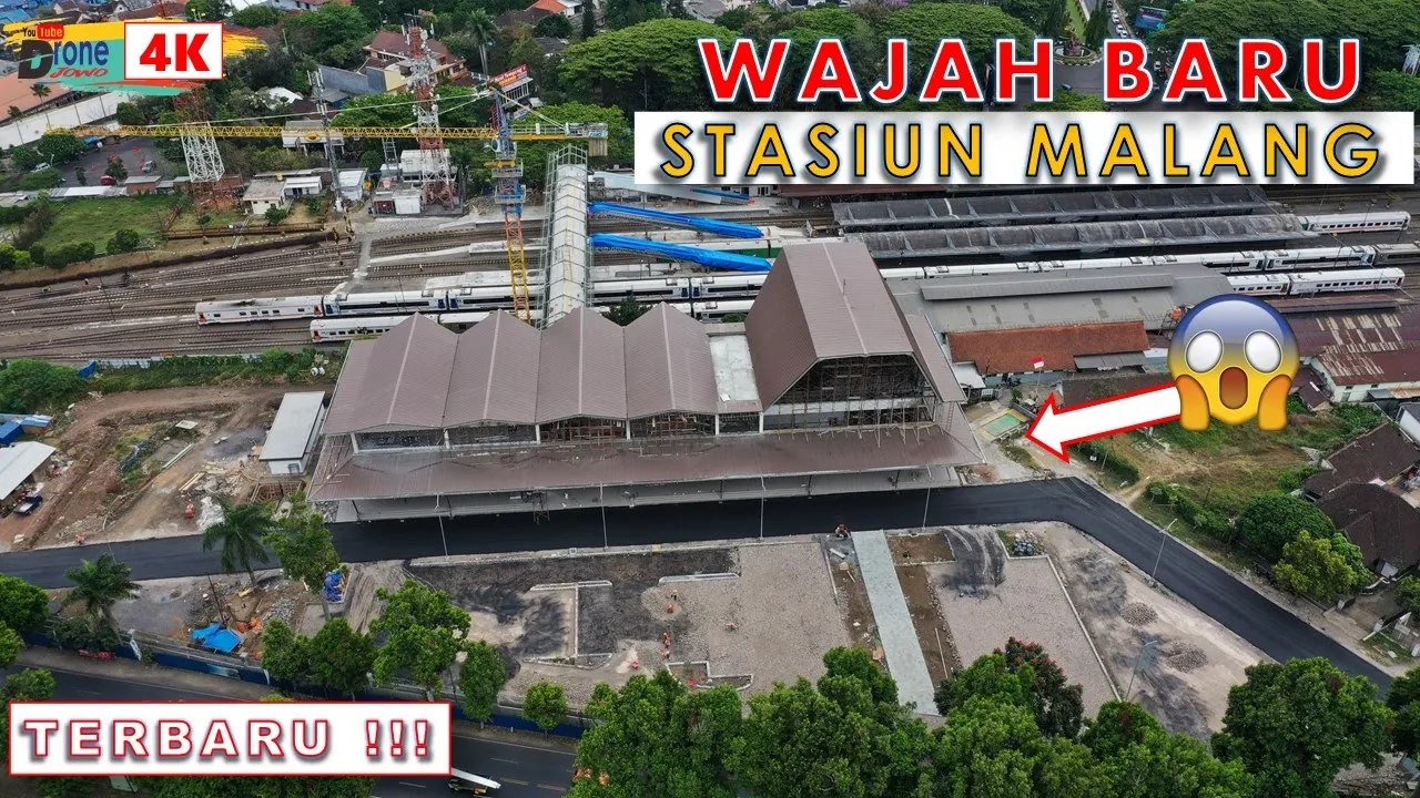 
          
          
          
            
            Stasiun Malang BARU sudah hampir Jadi !!! ada JEMBATAN LAYANG nya!! [Video Drone 4K]
          
        . 