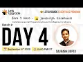 Javascript Essentials Batch 2 Day 4 LetsUpgrade