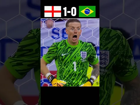 England Vs Brazil penalty shootout Imaginary match 2027 #shorts
