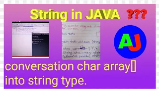 convert char array into string type in java character array to string conversion