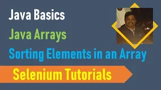 22F Java Basics for Selenium - Java Arrays