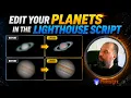 Planet Editing using Wavelets Sharpening in free Lighthouse Script for PixInsight