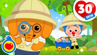 Plim Plim Y Nesho 🐘🎶 Canciones Infantiles Para Jugar Y Divertirse (30 Min) | Plim Plim