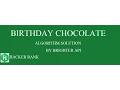 Birt ay choclate Hackerrank Solution - JAVA