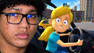 ENSEÑAR a mi HERMANA a CONDUCIR es HORRIBLE!